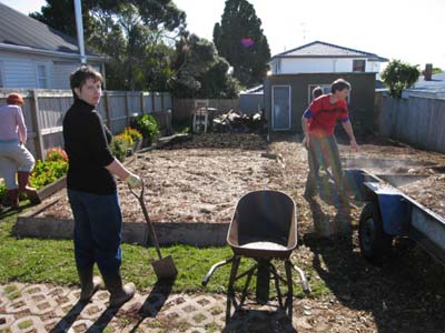 Sat 25th July_ community garden